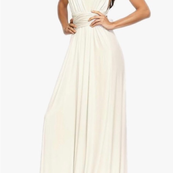 Convertible Multi Way Wrap Maxi Dress Long Party Grecian Dress - Picture 2 of 7